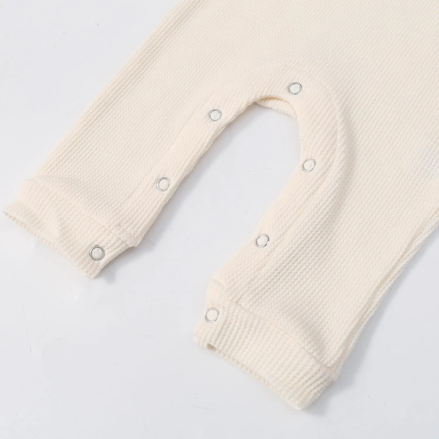 BeiVSlley 2-Pack Newborn Baby Unisex Summer Romper - Sleeveless Ruffle Tank Snap, Waffle Knit Cotton Jumpsuits Outfit