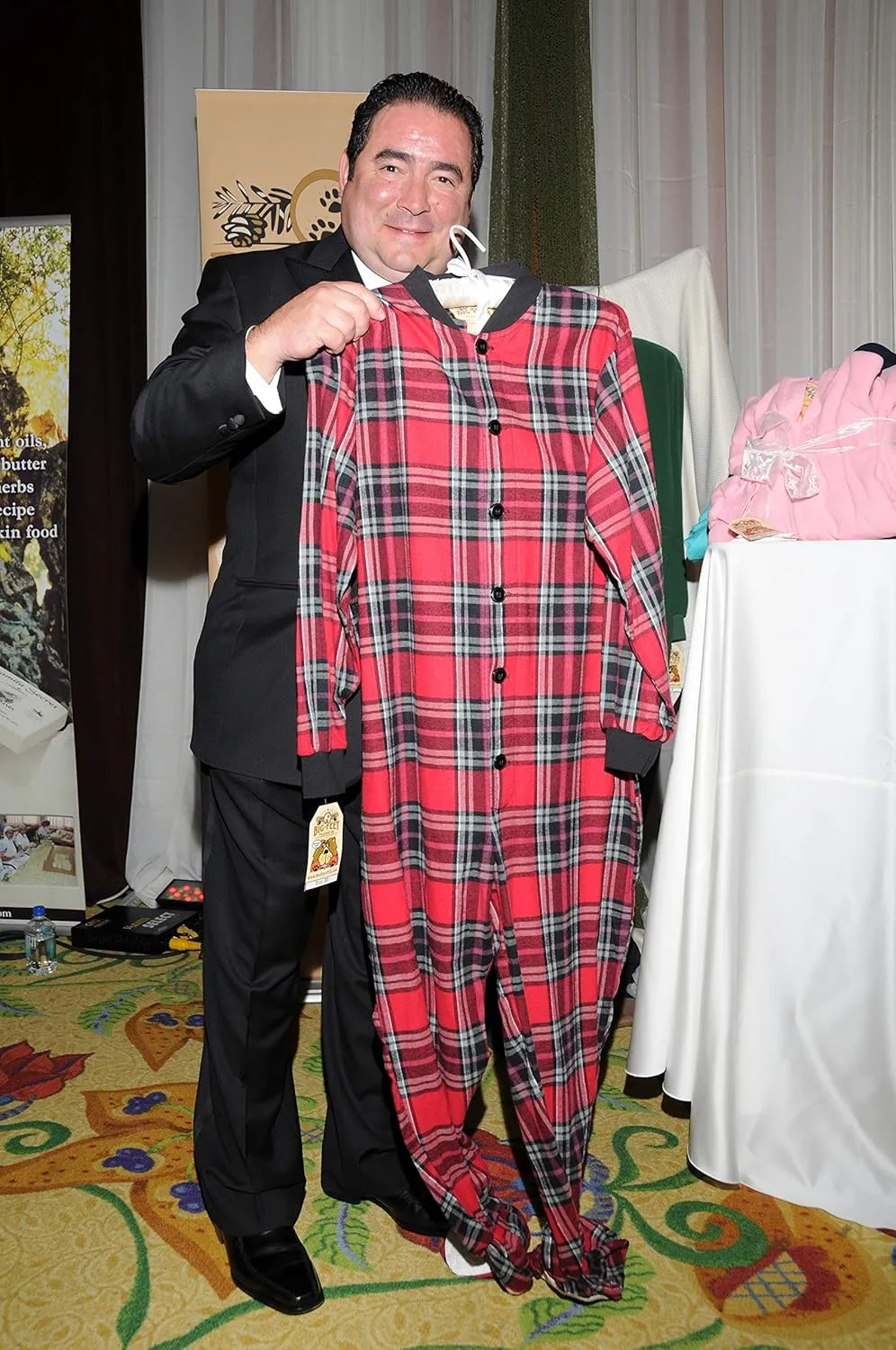 BIG FEET PAJAMA CO. Plaid Cotton Flannel Adult Footie Onesie Drop seat Pajamas for Men and Women