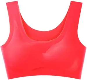 Bras for Women No Underwire Plus Size Seamless Wireless Push up Bra Ultra Comfort Soft Ice Silk Sports Yoga Underwear