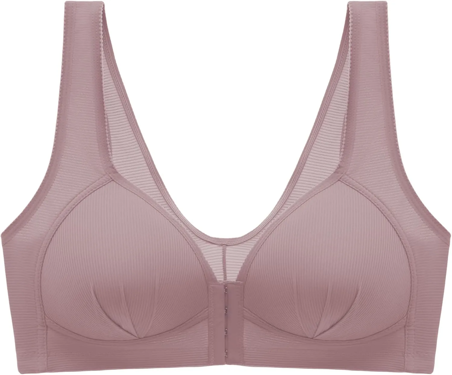 Bras for Women Seamless Sports Wirefree High Impact Support Yoga Plus Size Front Button Thin Gather Auxiliary Breast