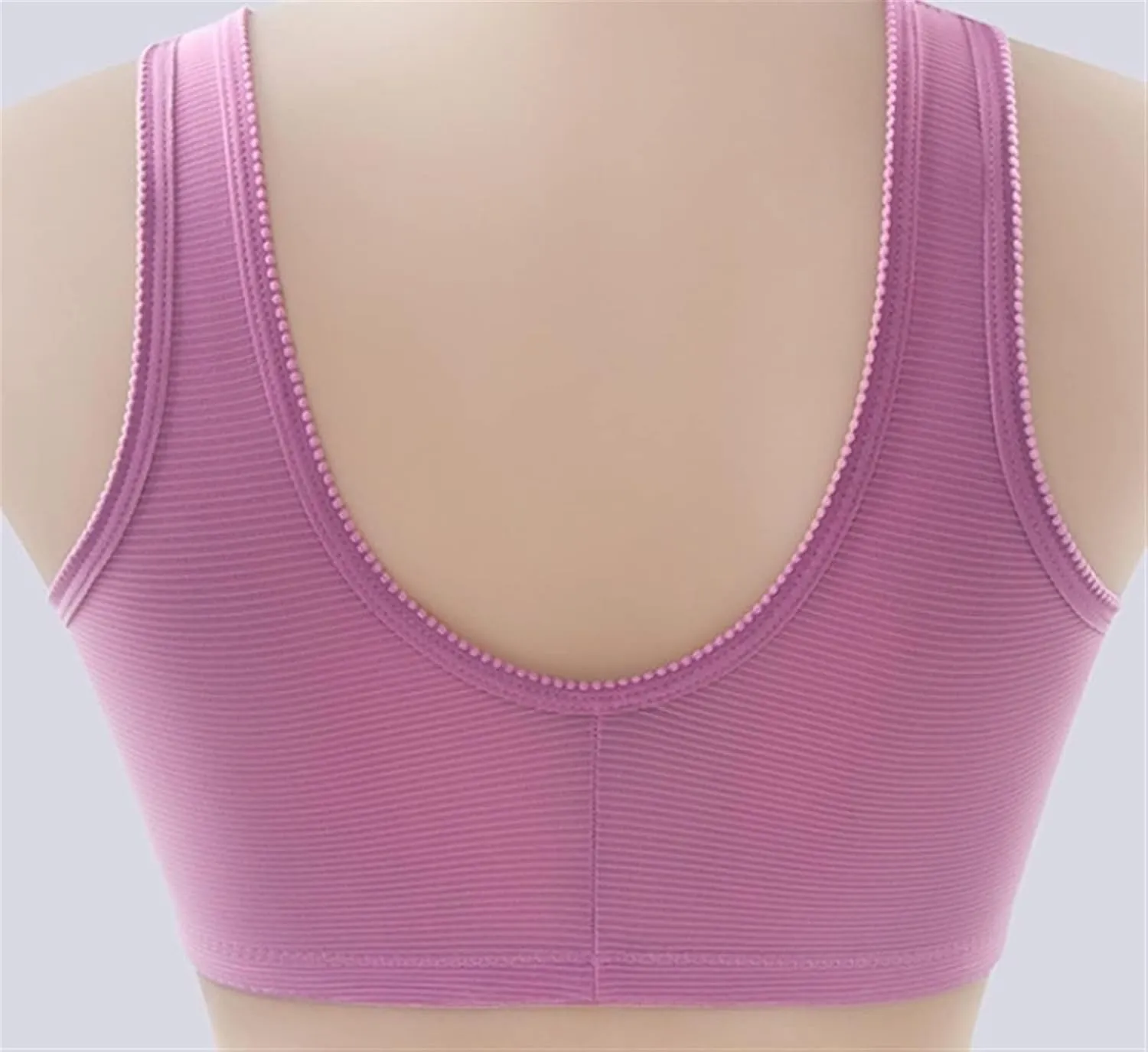 Bras for Women Seamless Sports Wirefree High Impact Support Yoga Plus Size Front Button Thin Gather Auxiliary Breast