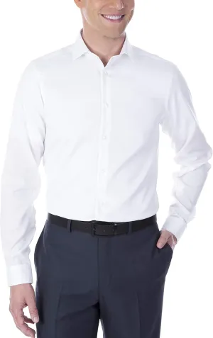 Calvin Klein Men's Dress Shirt Customize Your Own Shirt Solid White