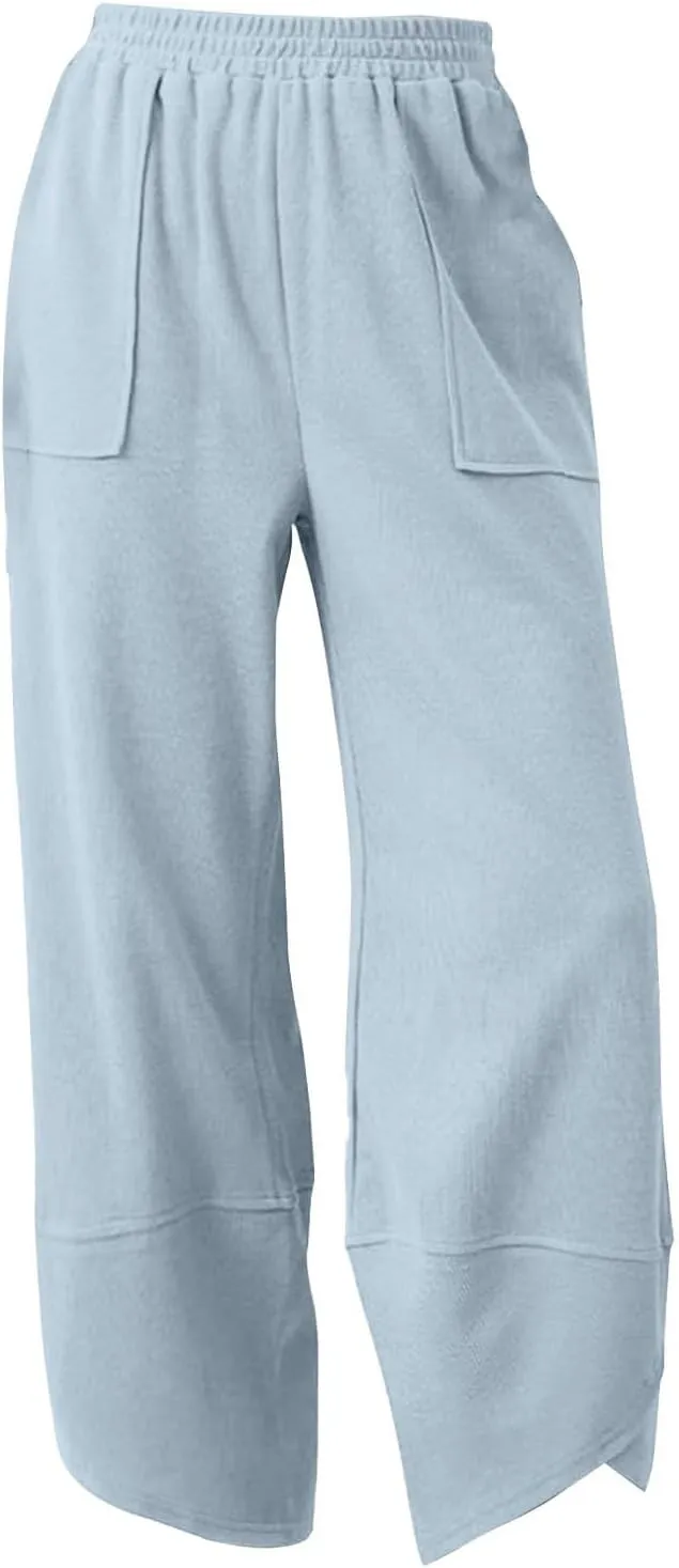 Cargo Sweatpants for Boys Girls High Elastic Waisted Bottom Hip Hop Dance Jogger Pants Versatile Streetwear Pants