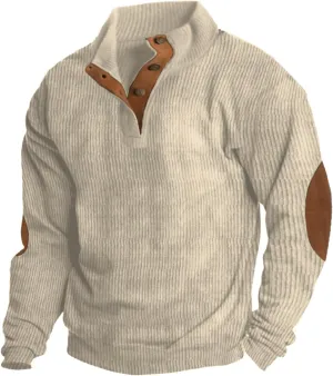 Corduroy Shirt Men's Unisex Casual Sweatshirt Hipster Casual Hooded Sweat Shirt long Sleeve Top Spring and Autumn