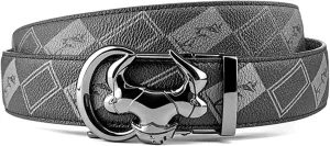 Cowboy Belt for Men Leather Ratchet Dress Belts for Men Adjustable Belt
