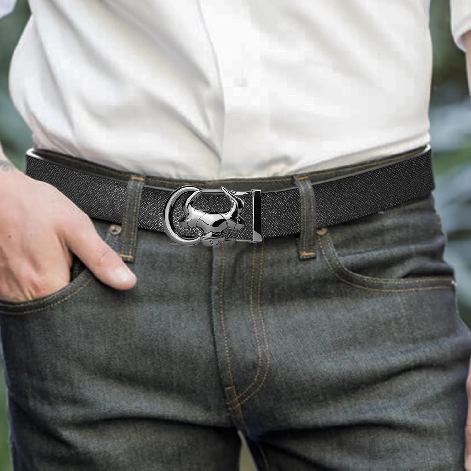 Cowboy Belts for Men Belts Leather Ratchet Dress Belts for Men Belts for Jeans