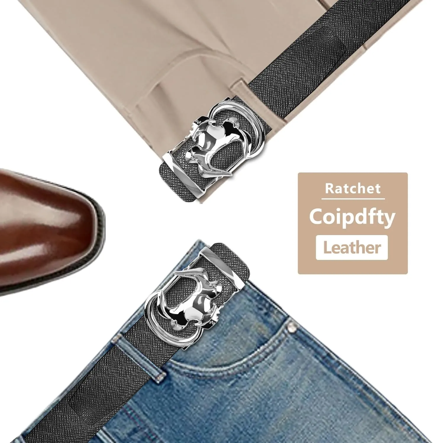 Cowboy Belts for Men Belts Leather Ratchet Dress Belts for Men Belts for Jeans