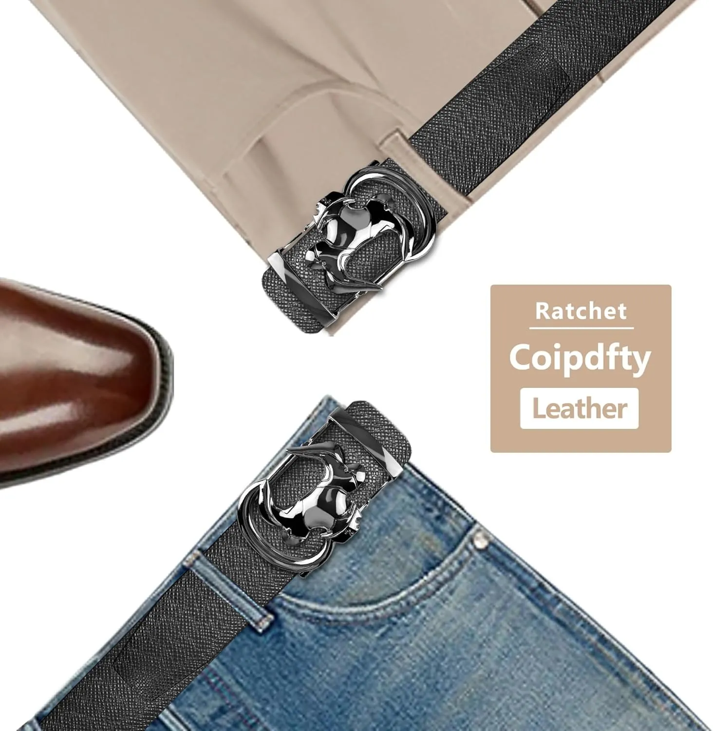 Cowboy Belts for Men Belts Leather Ratchet Dress Belts for Men Belts for Jeans