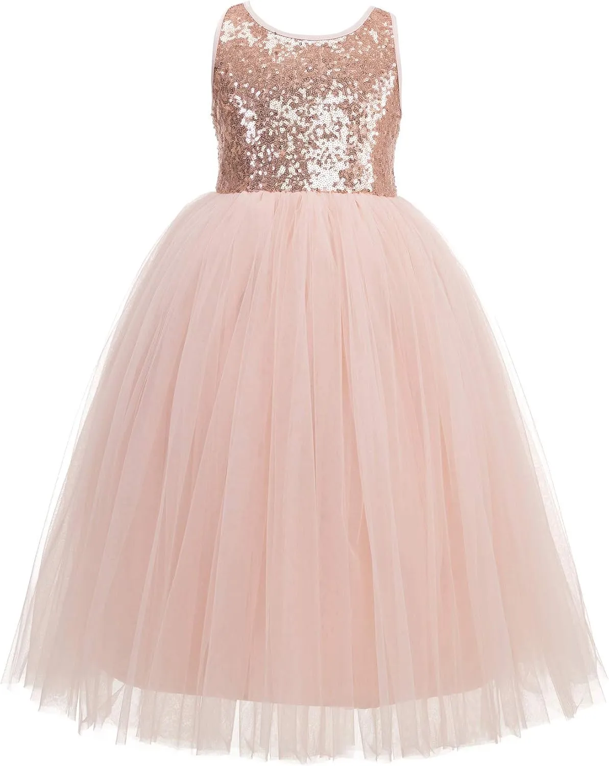 ekidsbridal Crossed Straps A-Line Flower Girl Dresses Halter Dress Junior Bridesmaid Dress Formal Dresses