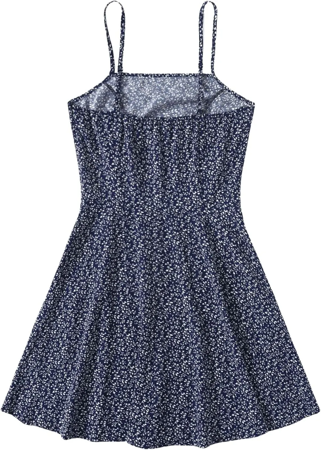 Floerns Women's Ditsy Floral High Waist Cami Short A Line Dress