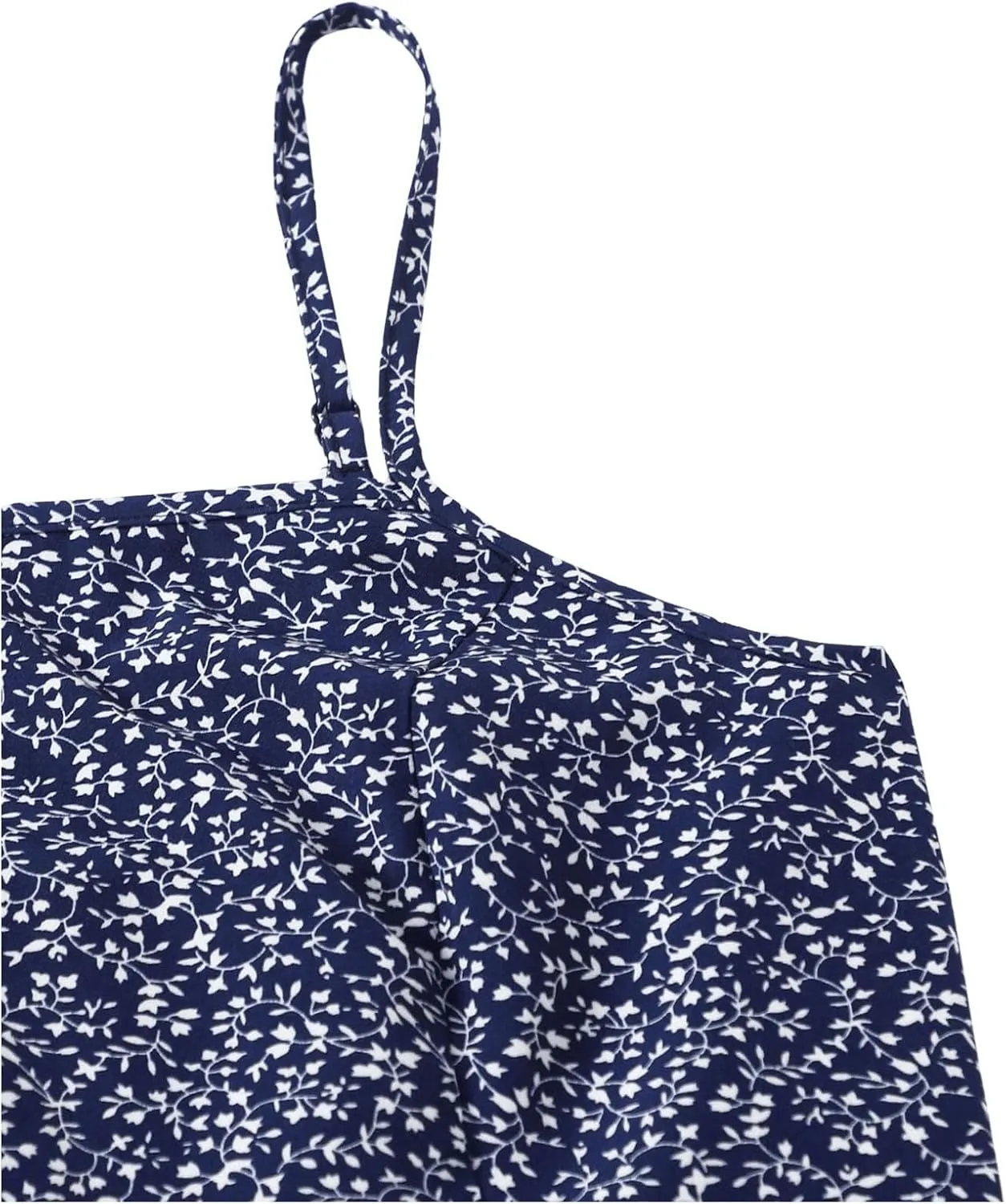 Floerns Women's Ditsy Floral High Waist Cami Short A Line Dress