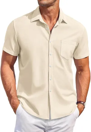 Hawaiian Shirt for Men Short Sleeve Button Down Shirt Men Casual Summer Tropical Beach Aloha Shirt Hawaii Party