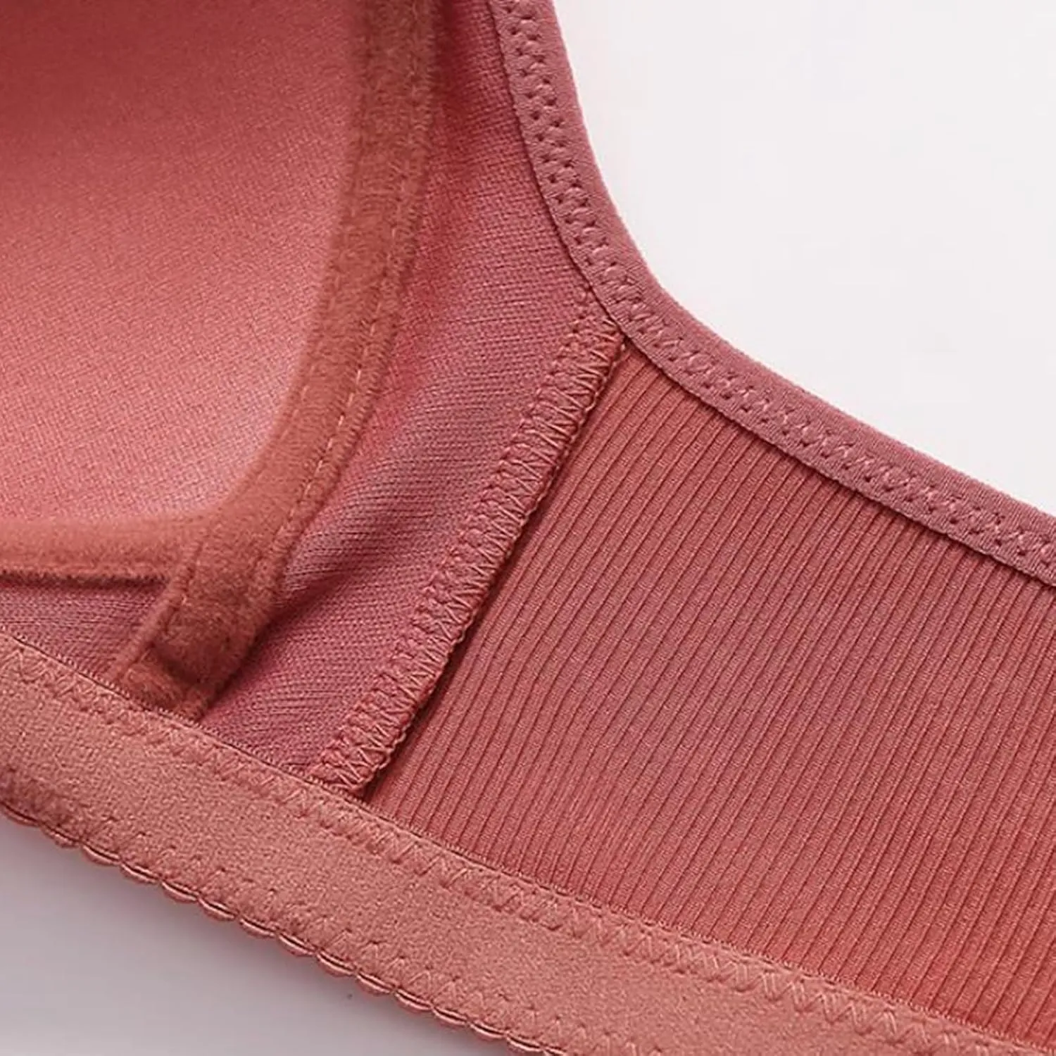 High Support Bras for Women Adjustable Strap Full Coverage Up Bras Comfortable No Underwire Wireless Bra for Women