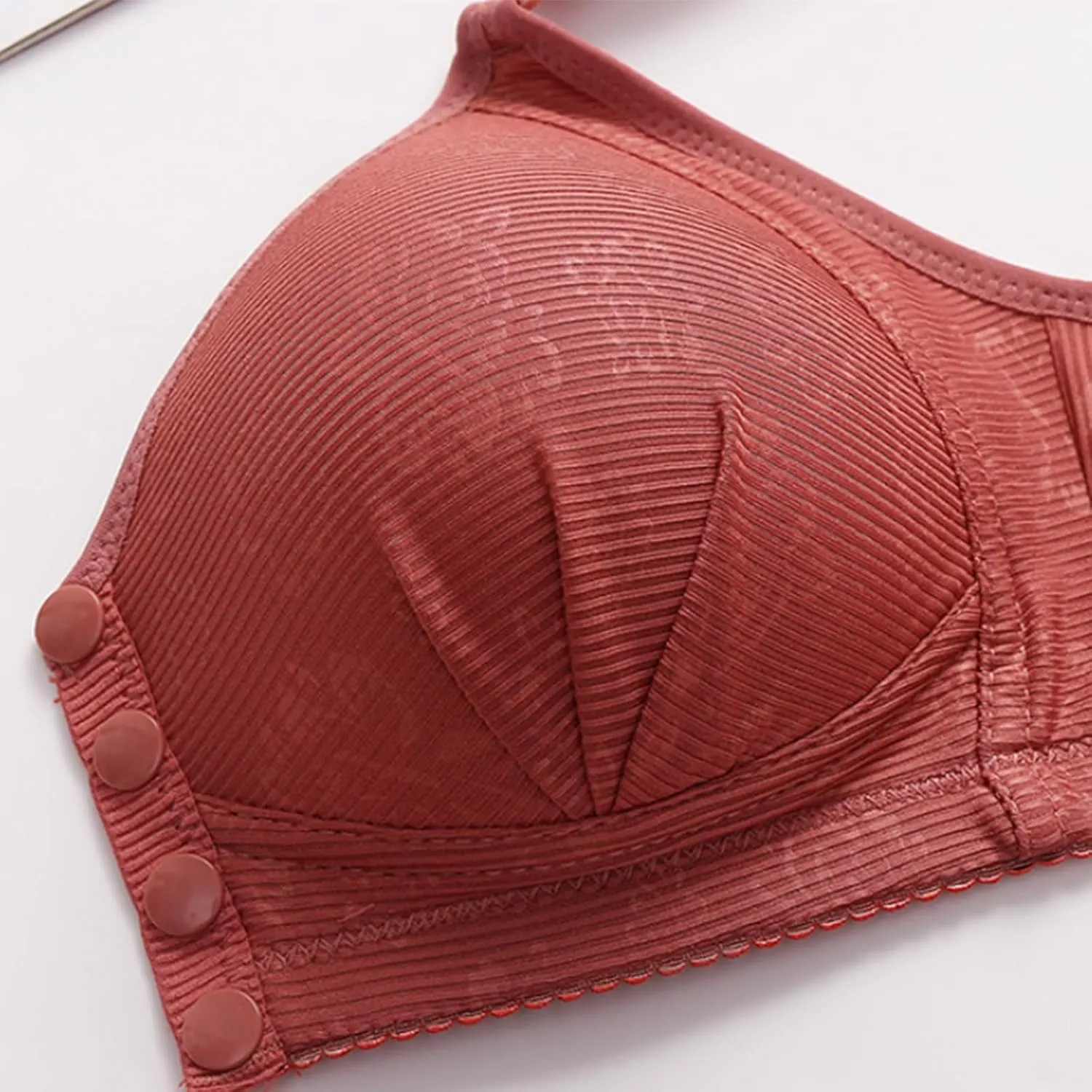 High Support Bras for Women Adjustable Strap Full Coverage Up Bras Comfortable No Underwire Wireless Bra for Women