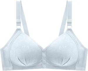 High Support Bras for Women Adjustable Strap Full Coverage Up Bras Comfortable No Underwire Wireless Bra for Women