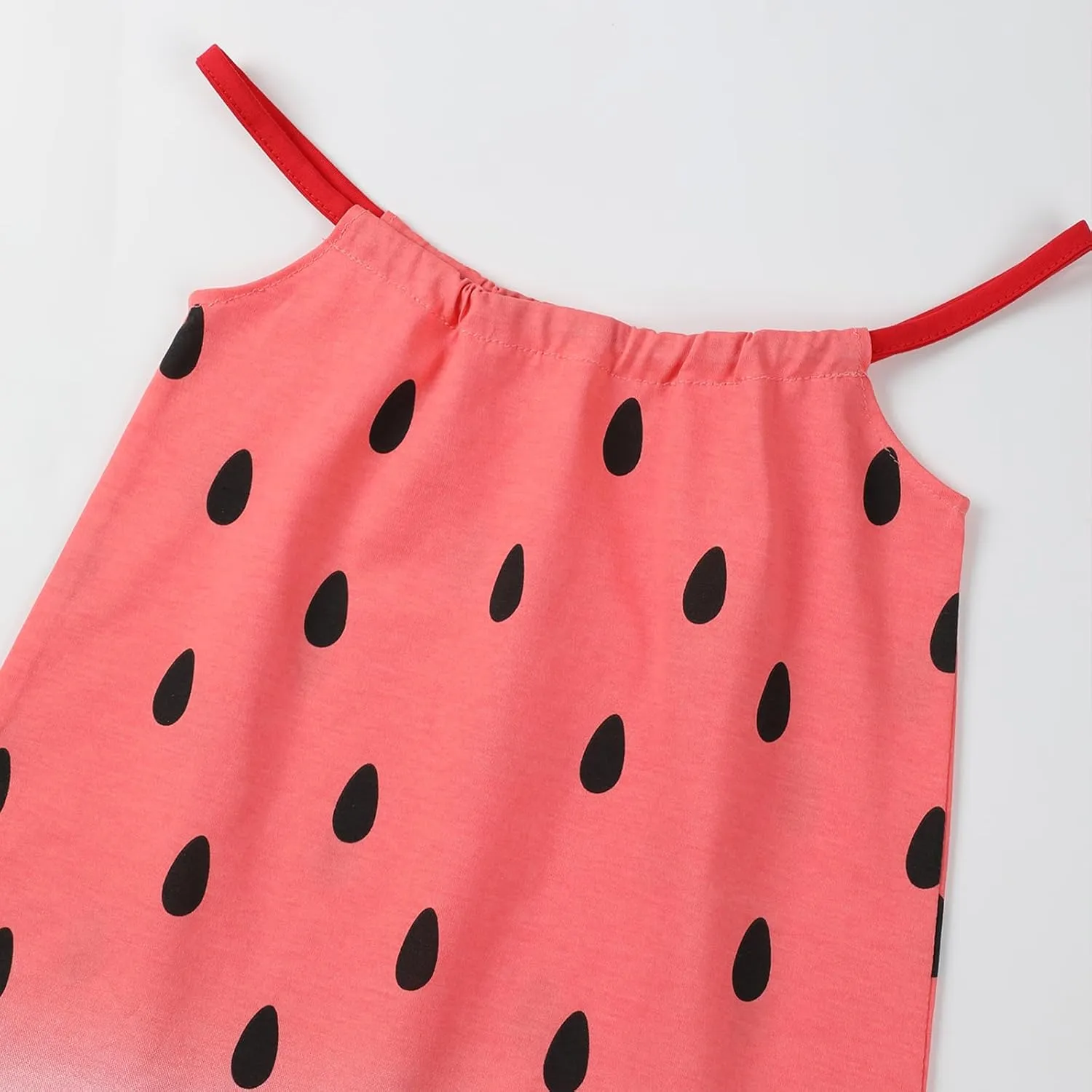 HILEELANG Girl Summer Short Outfits Sets Cami Slip Dress & Shorts Beach Clothing Sets 2-8 Years