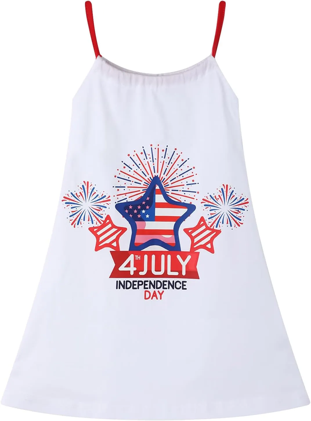 HILEELANG Girl Summer Short Outfits Sets Cami Slip Dress & Shorts Beach Clothing Sets 2-8 Years