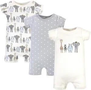 Hudson Baby Unisex Cotton Rompers