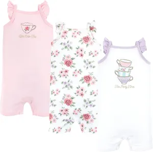 Hudson Baby Unisex Cotton Rompers