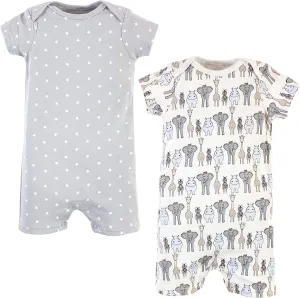 Hudson Baby Unisex Cotton Rompers