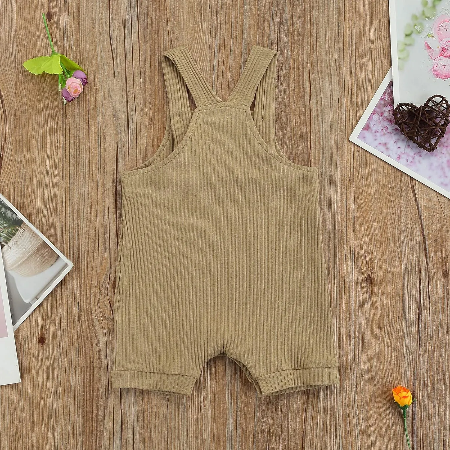 Infant Newborn Baby Girl Boy Rainbow Suspender Jumpsuit Shorts One Piece Romper Outfits Unisex Overall Clothes