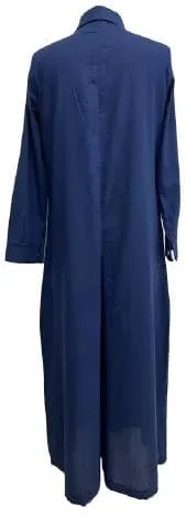 IVERIRMIN Womens Casual Button Down Shirt Wide Leg Cotton Linen Jumpsuits Long Sleeve Palazzo Baggy Rompers One Piece Outfits
