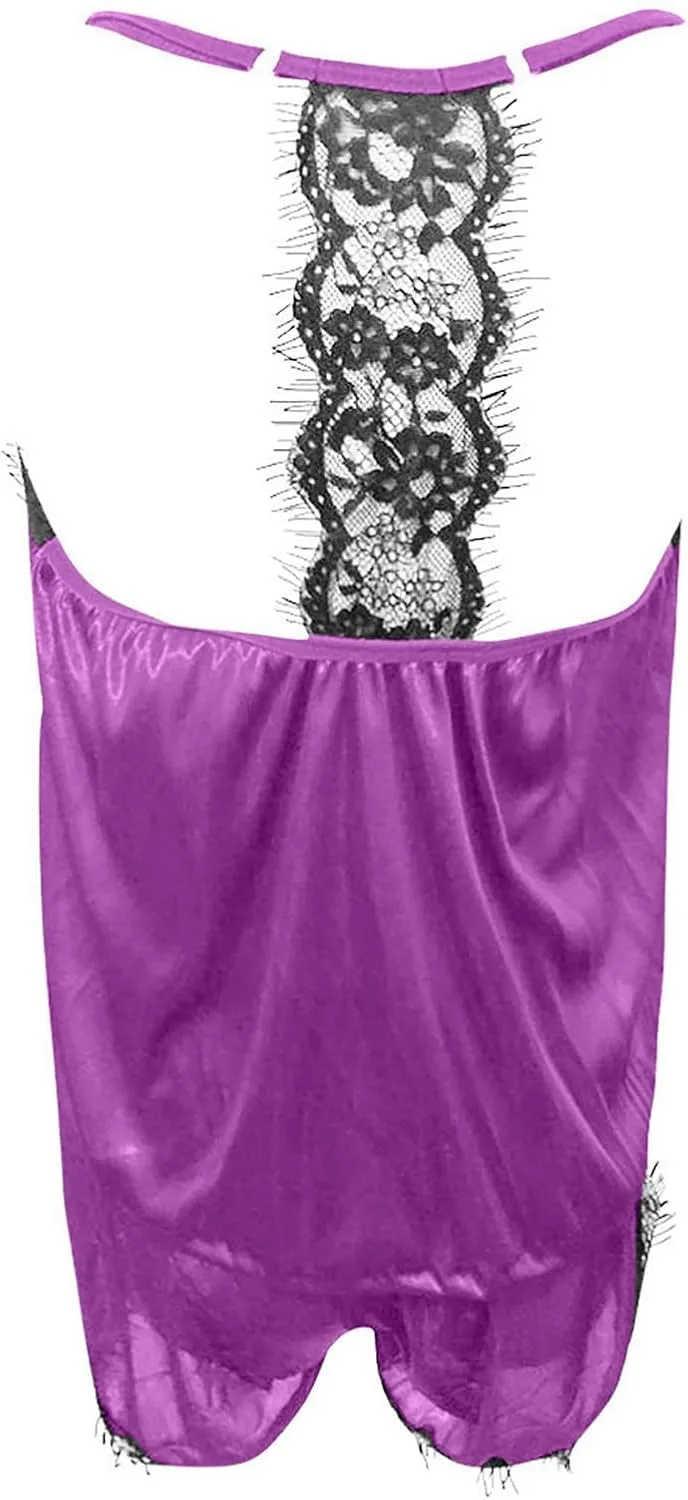 JOAU 2 Piece Pjs Women Sleepwear Lace Trim Pajamas Set V Neck Camisole Top and Drawstring Short Nightwear Sets Loungewear