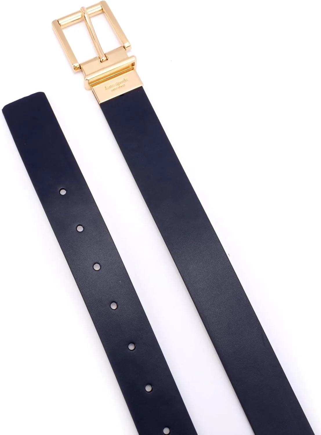 Kate Spade New York Women's 1.25 Inch Reversible Belt Smooth Split, Leather Accessory, Adjustable Sizing