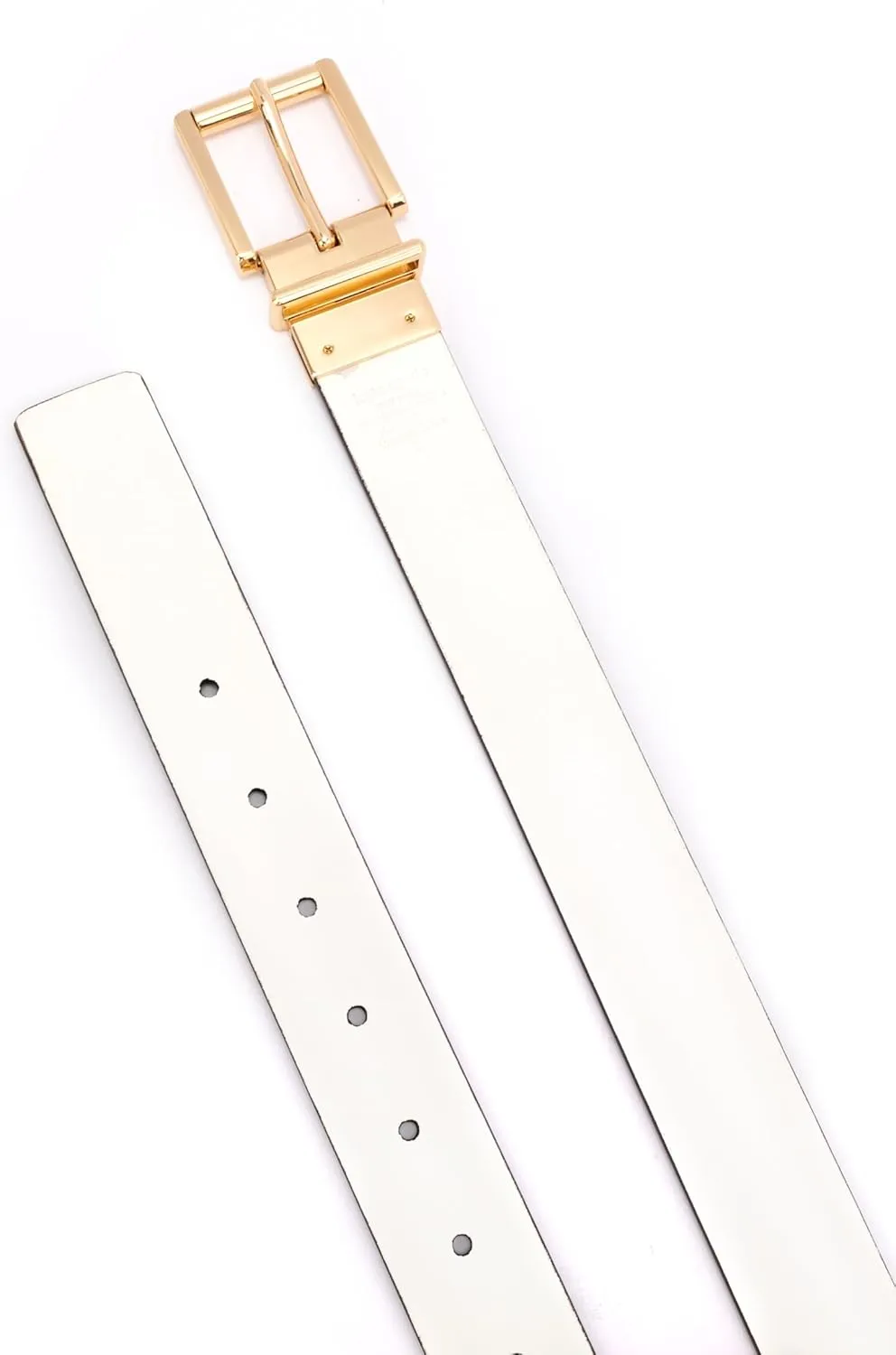 Kate Spade New York Women's 1.25 Inch Reversible Belt Smooth Split, Leather Accessory, Adjustable Sizing