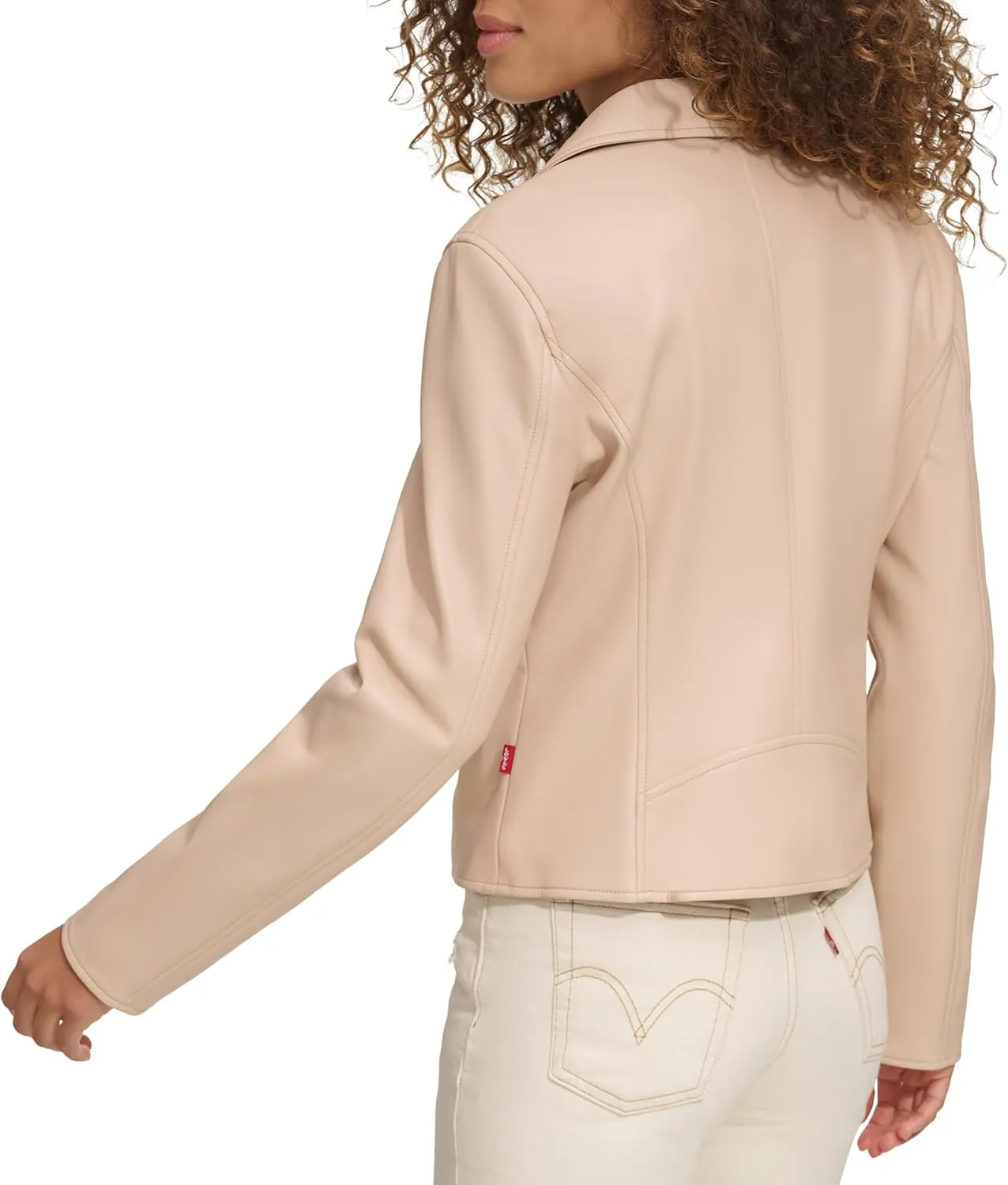 Levi's womens Smooth Faux Leather Moto (Standard and Plus Sizes)
