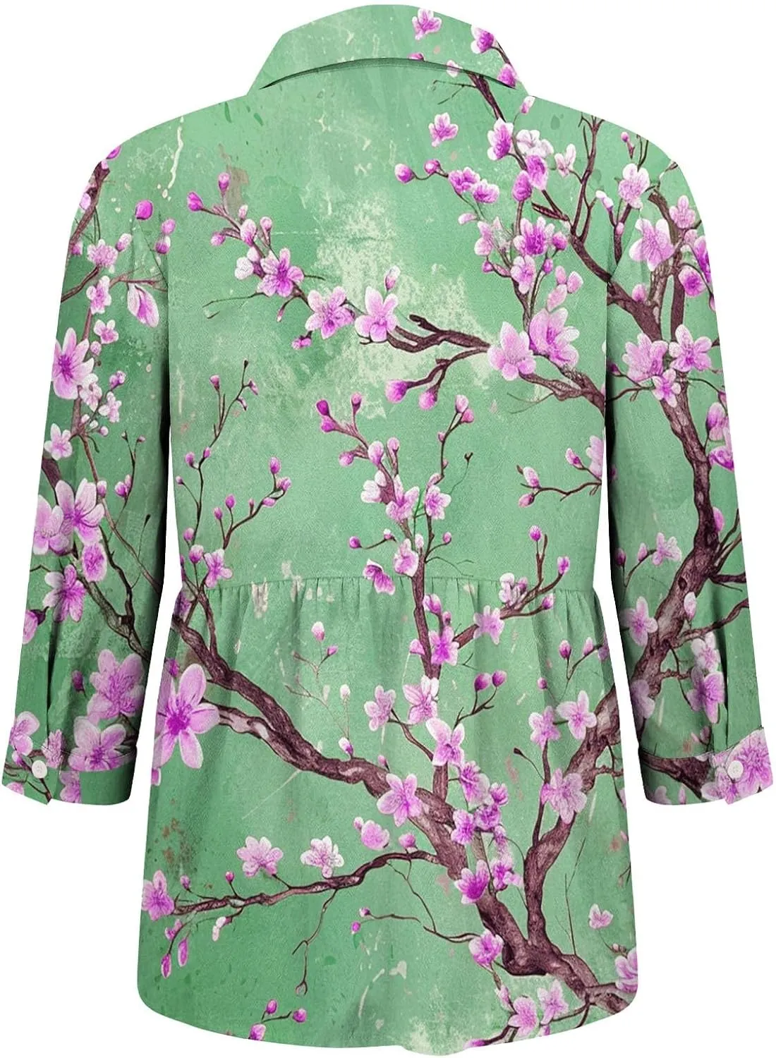 Linen Tops for Women Summer 2024 Lapel Long Sleeves Shirt Blouse Tops Casual Comfy Fall Tunic Tops Lapel Neck Blouses