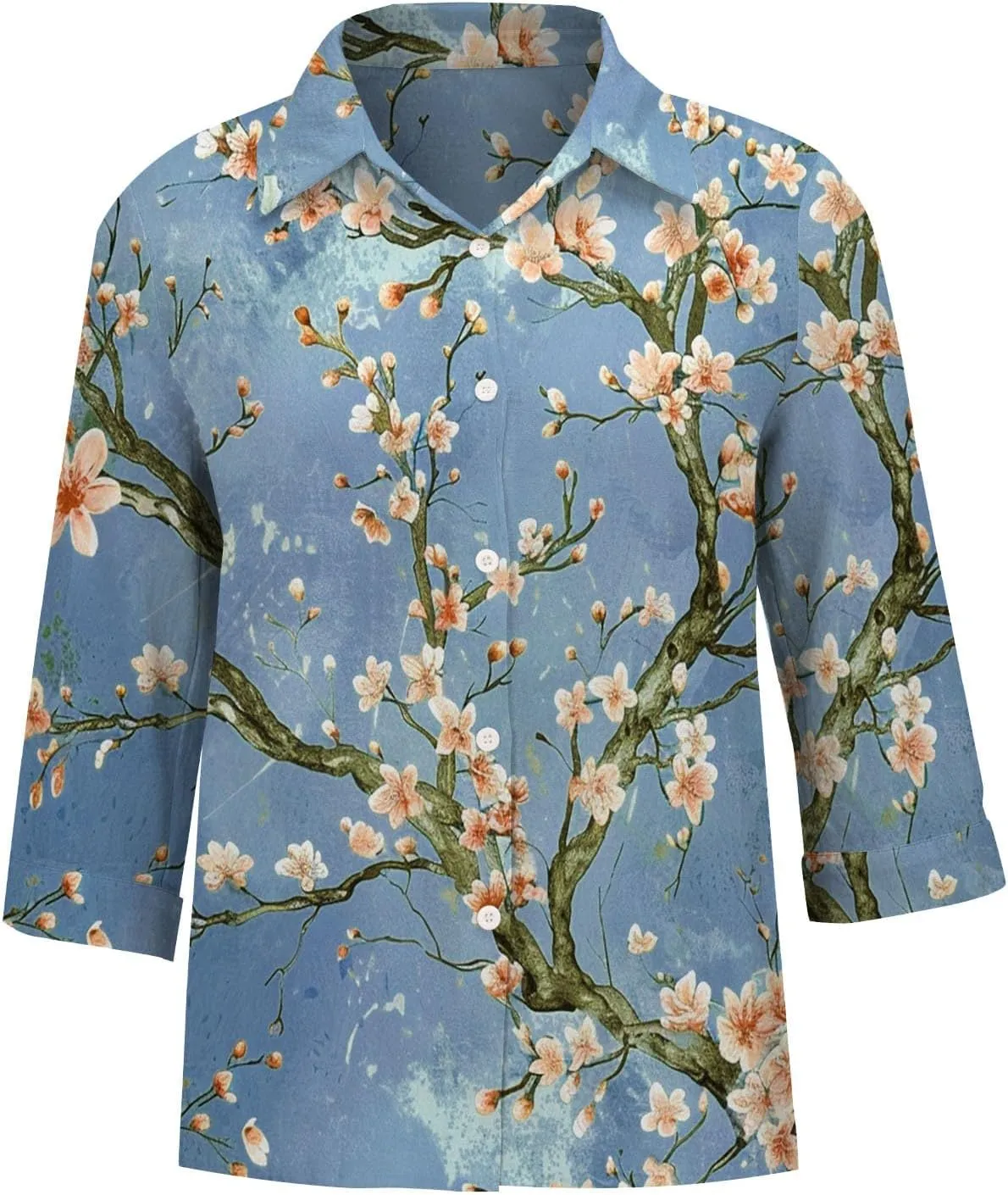 Linen Tops for Women Summer 2024 Lapel Long Sleeves Shirt Blouse Tops Casual Comfy Fall Tunic Tops Lapel Neck Blouses