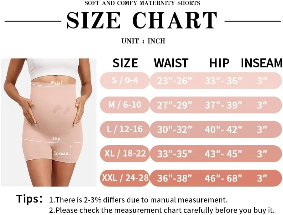 Maternity Shapewear Seamless Underwear Over Bump Pregnancy Shorts High Waist Panties Under Dress Belly Support