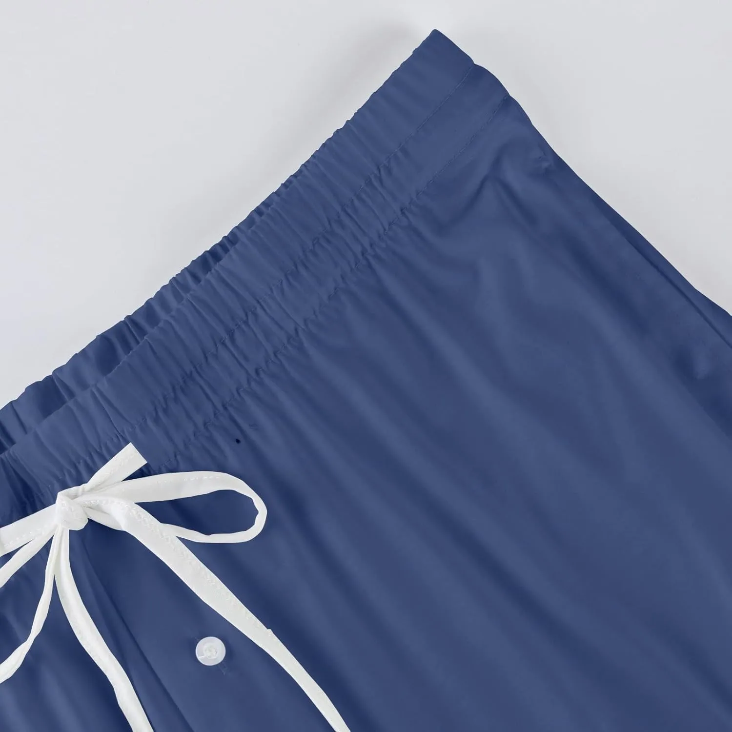 Men's Casual Drawstring Print Pants Fashion Lightweight Jogger Pants Elastic Waist Straight Leg Trouser with Pockets