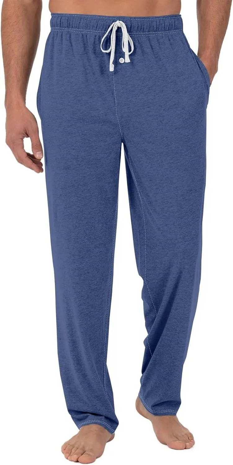 Men's Casual Drawstring Print Pants Fashion Lightweight Jogger Pants Elastic Waist Straight Leg Trouser with Pockets
