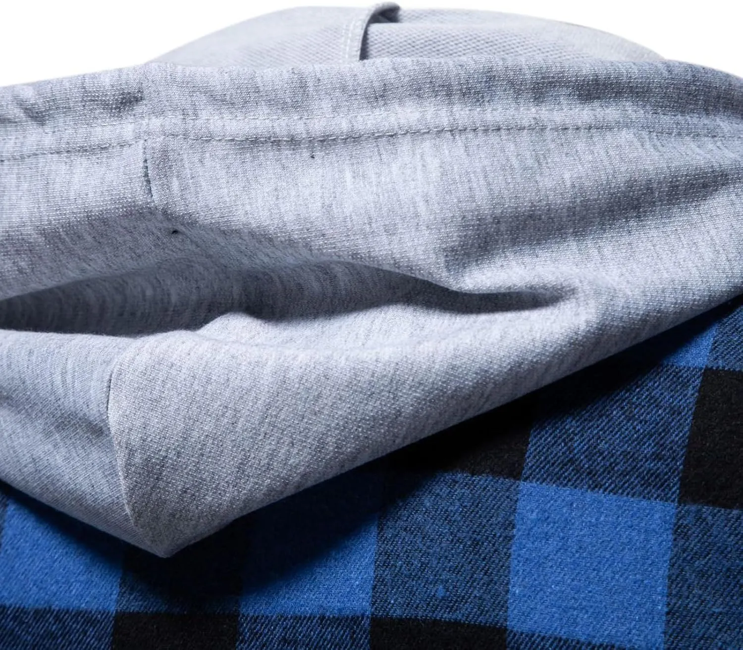 Mens Flannel Shirts Long Sleeve Plaid Lightweight Hooded Flannel Shirt Jacket Casual Button Down Fall Shacket