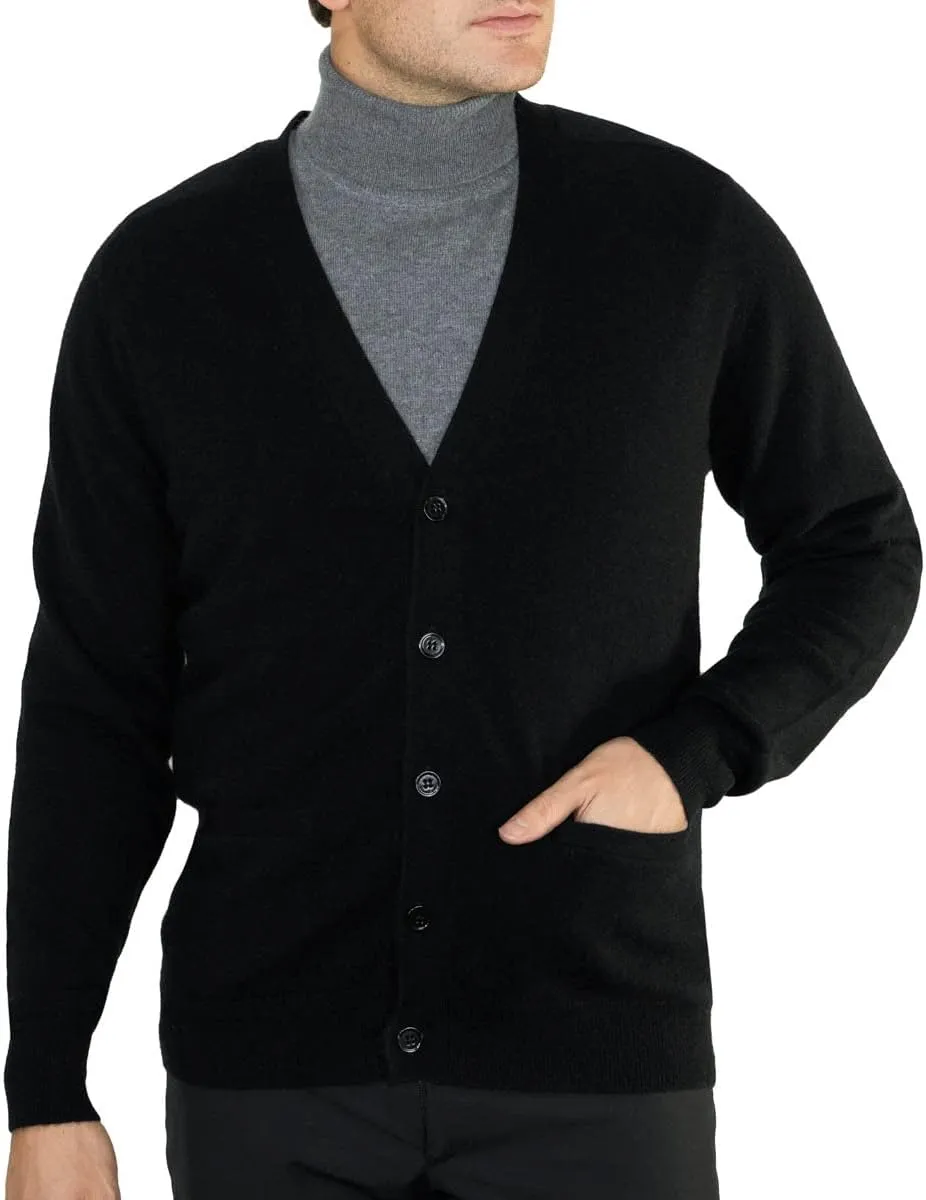 Men's Pure Cashmere Classic Cardigan