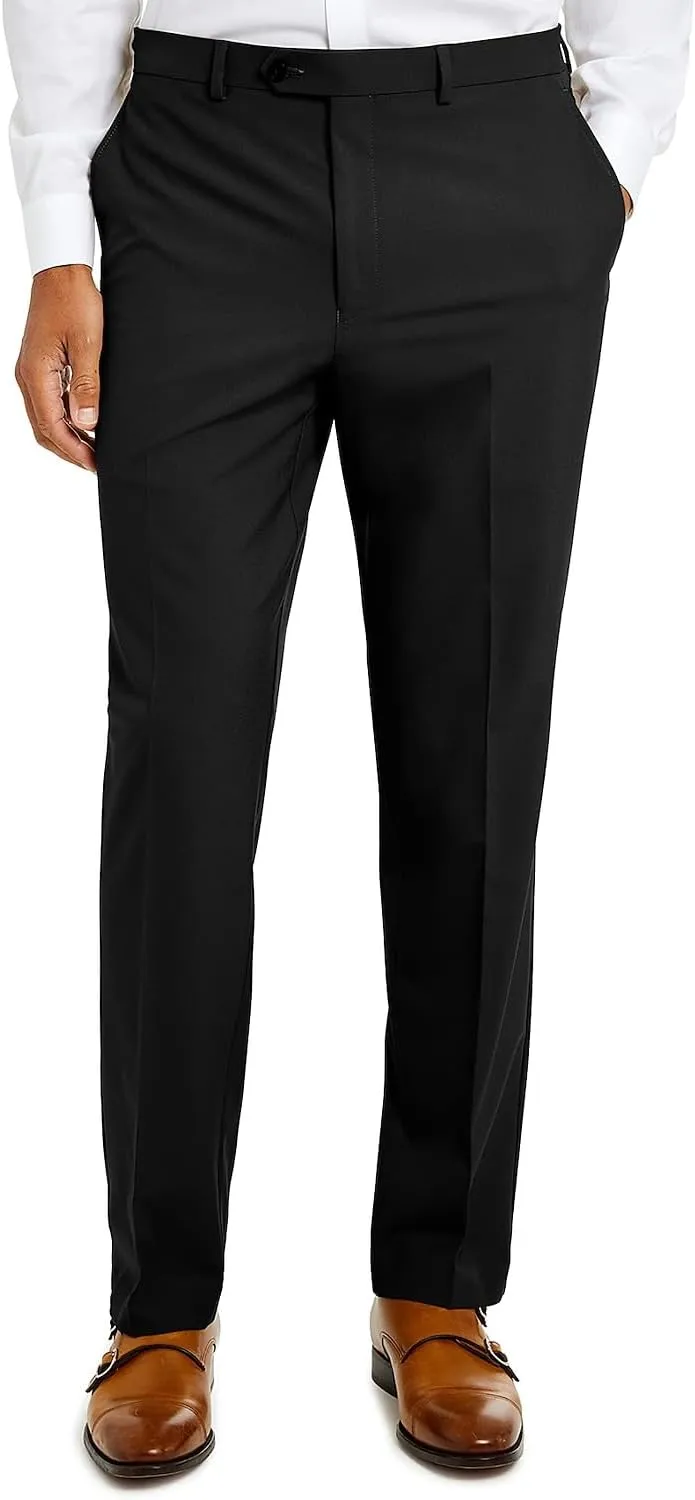 Men’s Slim Fit & Classic Fit Pants for Men Classic Fit Stretch Chino Pant Formal Dress Pants