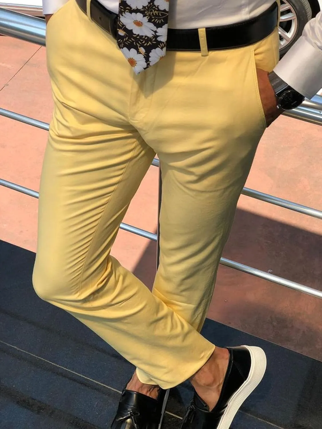 Men’s Slim Fit & Classic Fit Pants for Men Classic Fit Stretch Chino Pant Formal Dress Pants