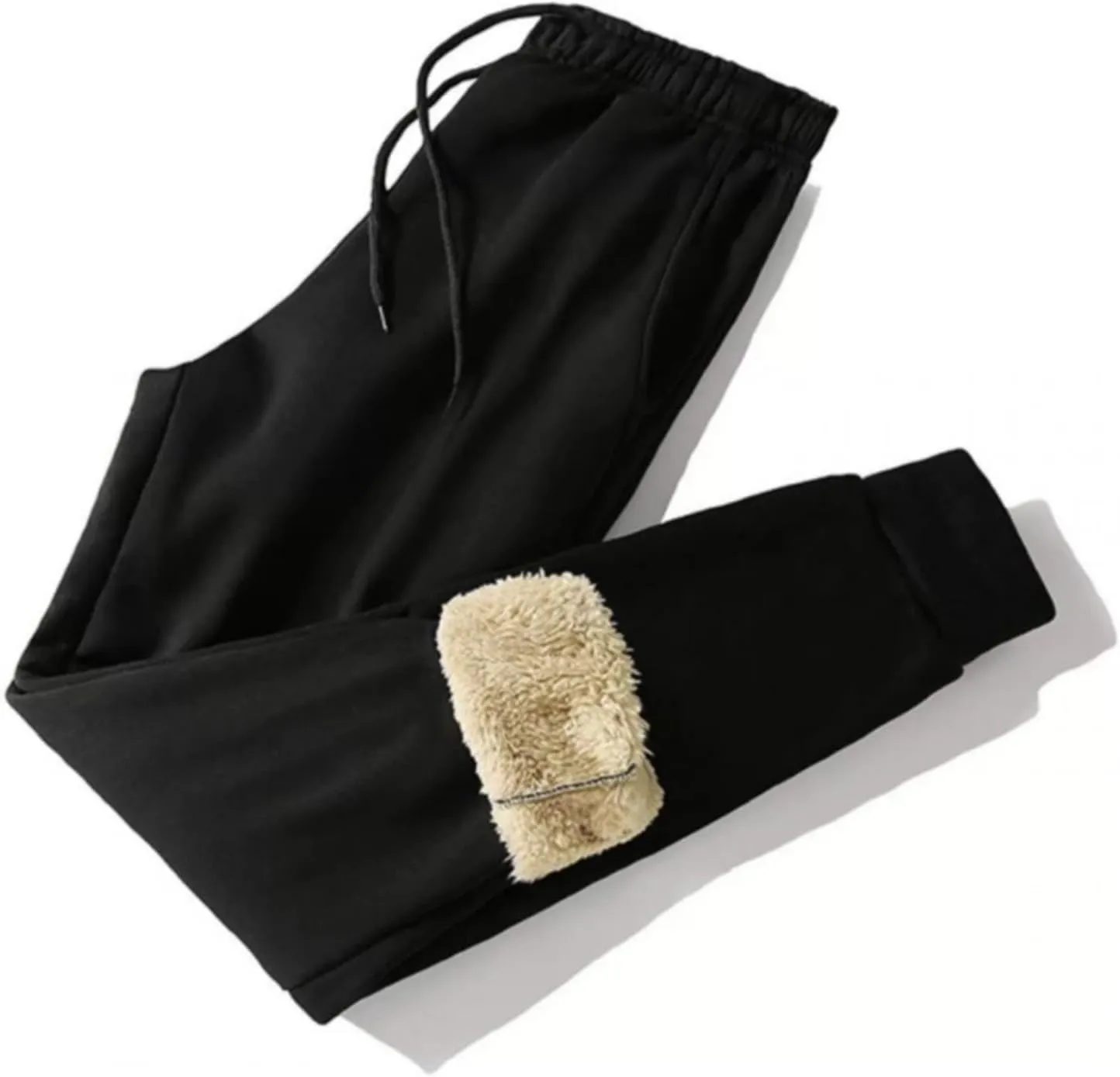 Men's Tracksuits 2 Piece Long Sleeve Fleece Pullovers Sweatsuuit Sets Athletic Jogger Pants Suit Thermal Outfits