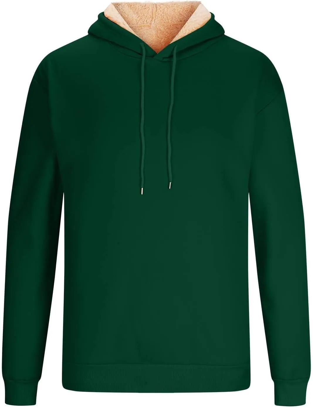 Men's Tracksuits 2 Piece Long Sleeve Fleece Pullovers Sweatsuuit Sets Athletic Jogger Pants Suit Thermal Outfits
