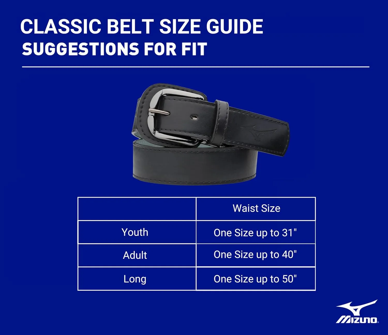 Mizuno Leather Classic Belt