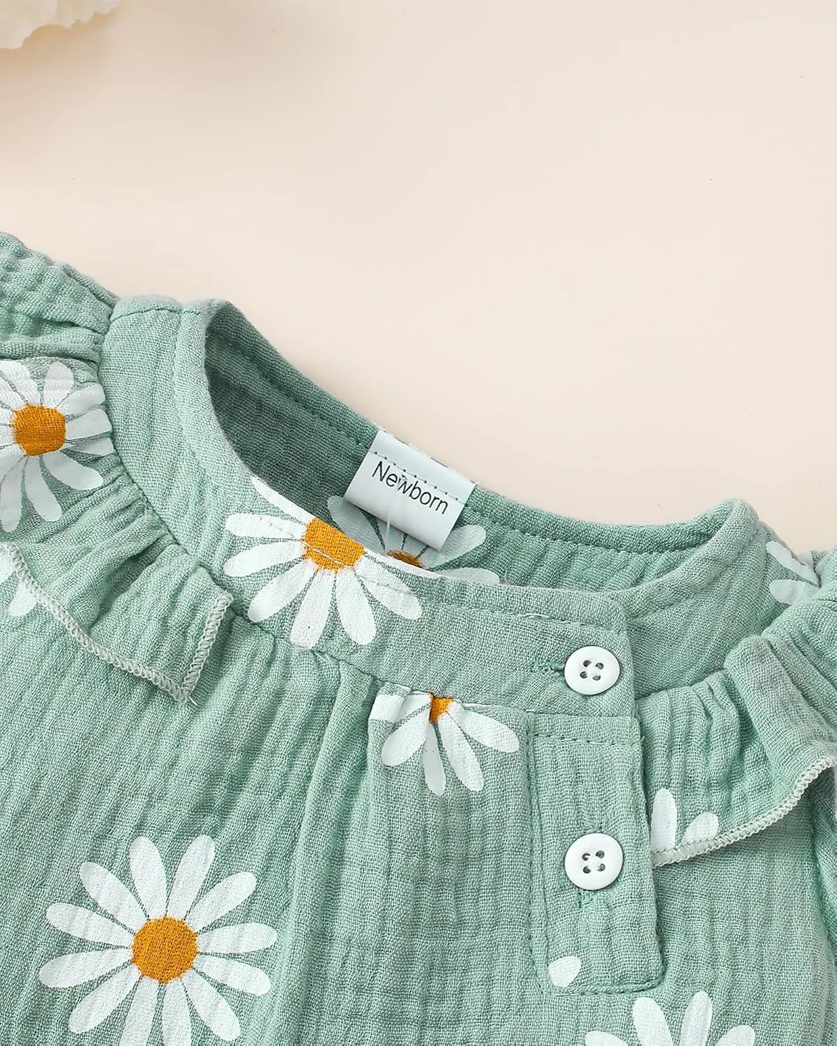 Newborn Baby Girl Clothes Romper Summer Outfits Infant Floral Short Sleeve Romper Jumpsuit Bodysuit