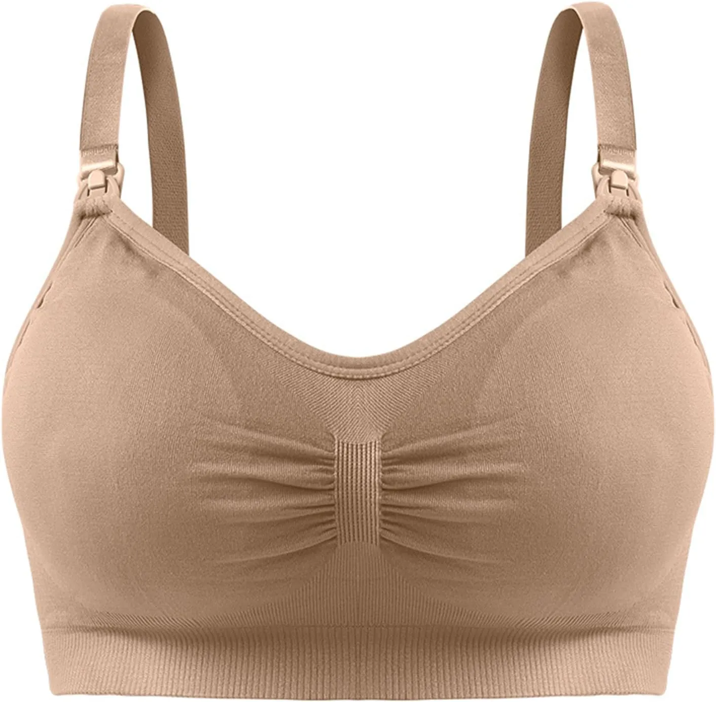 Nursing Bras for Breastfeeding Plus Size Postpartum Adjustment Gather Underwear Seamless Wireless Maternity Brassiere