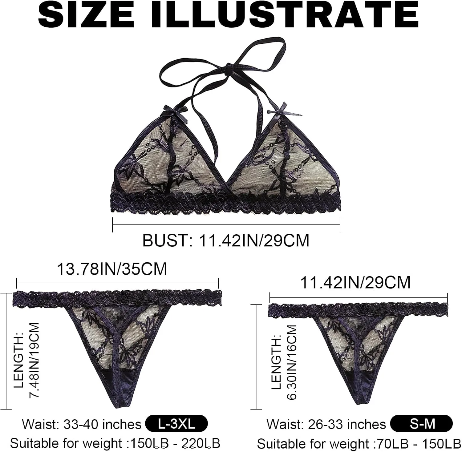 Personalized Thongs with Names Bra Set,Custom Sexy Lace Thongs with Name,Personalized Underwear Panties Lace Bikini