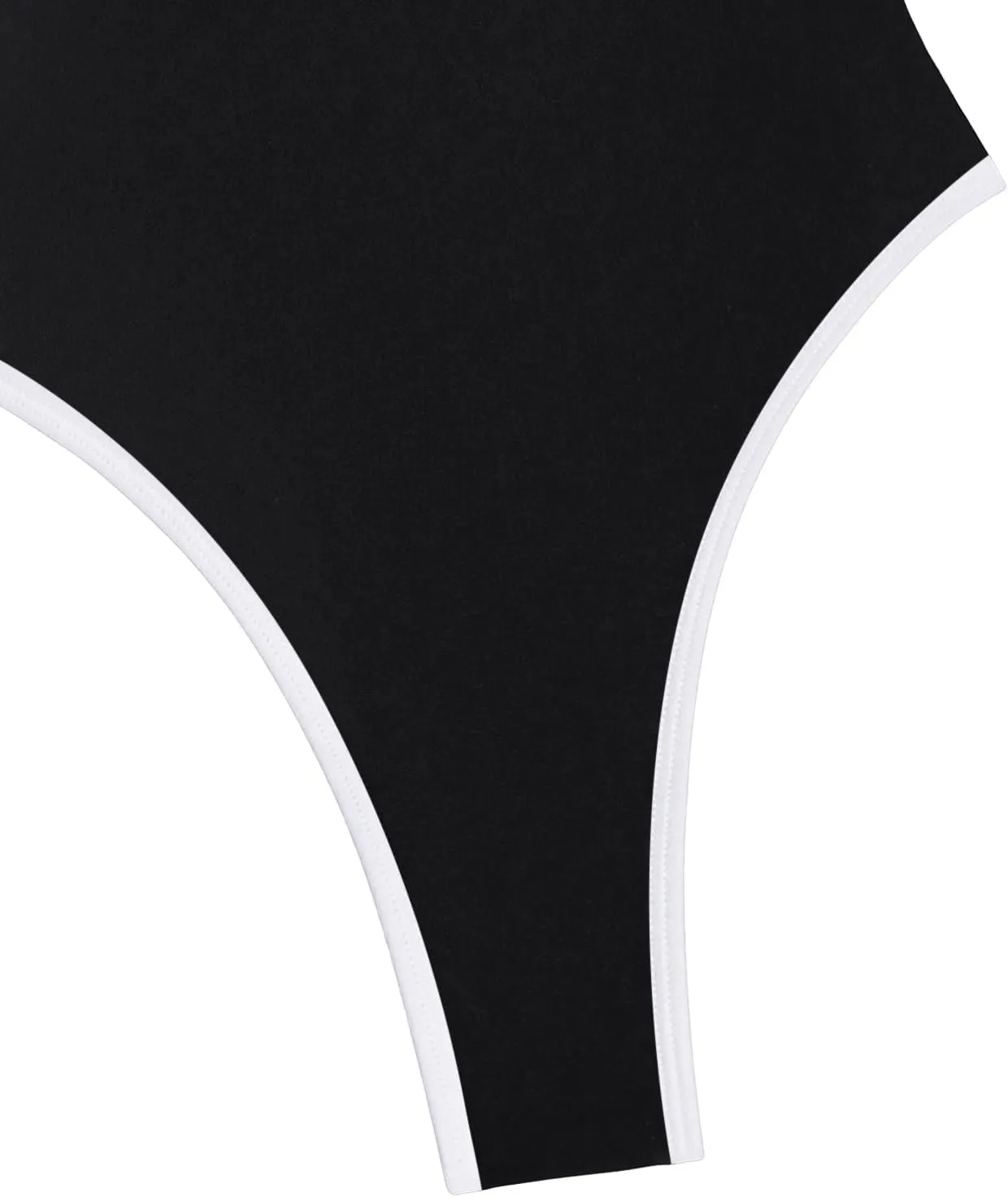 Sexy Backless Cheeky High Cut Leg Thong V Neck Tummy Control One Piece Swimsuit
