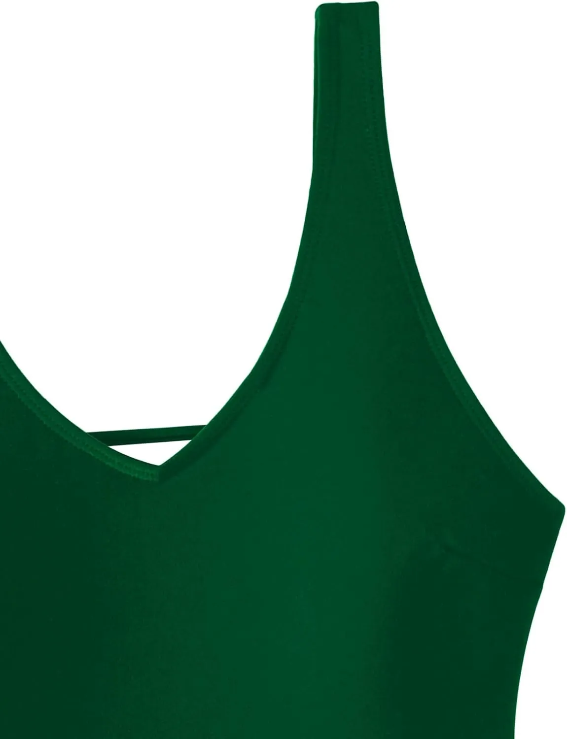 Sexy Backless Cheeky High Cut Leg Thong V Neck Tummy Control One Piece Swimsuit
