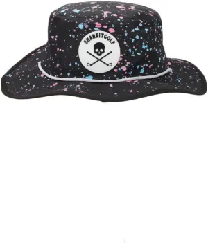SHANKITGOLF Bucket Sun Hat Paint Splatter Fun Design Golf Hat