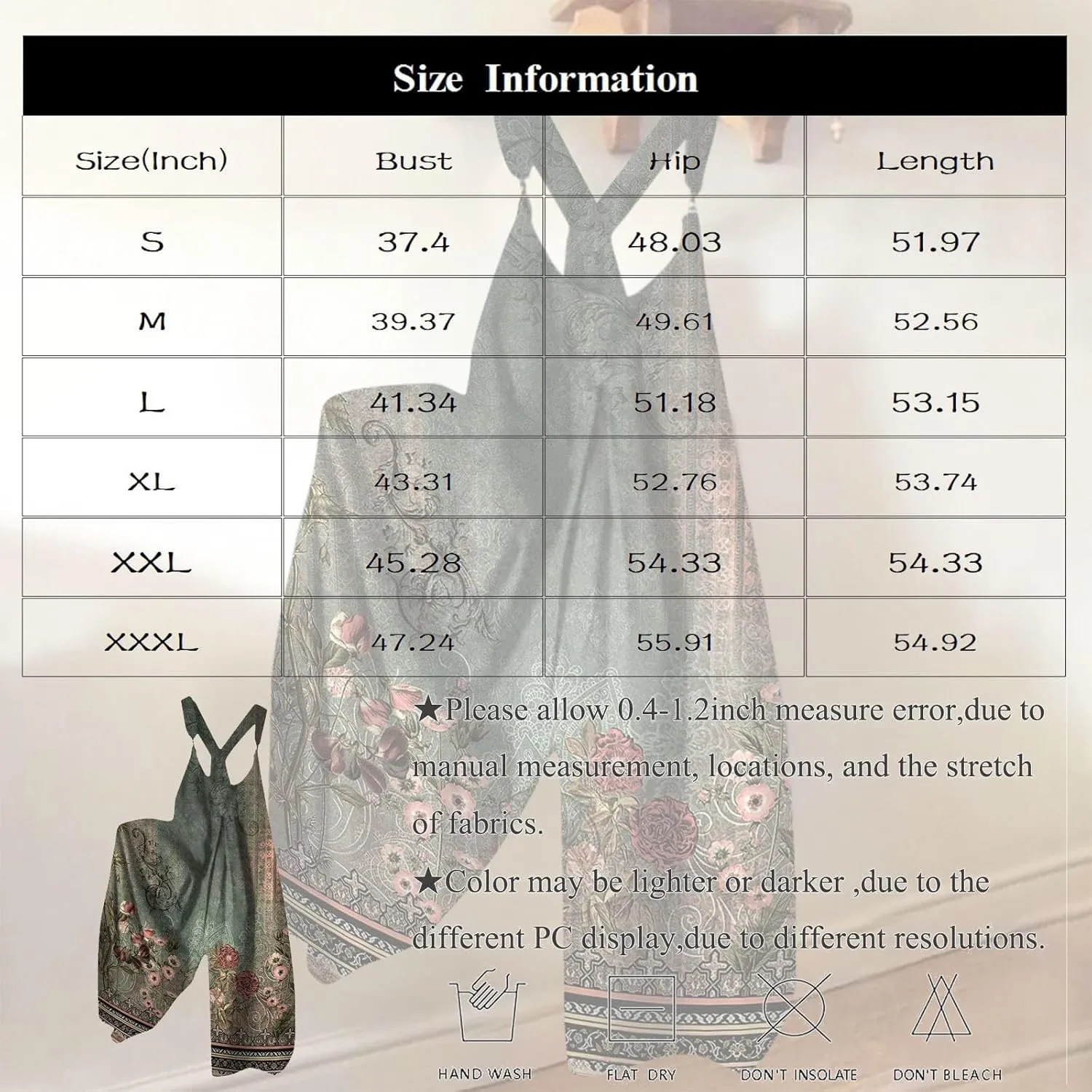 Summer Overalls for Women 2025 Wide Leg Baggy Jumpsuits Spaghetti Strap Boho Floral Printed Loose Fit Rompers