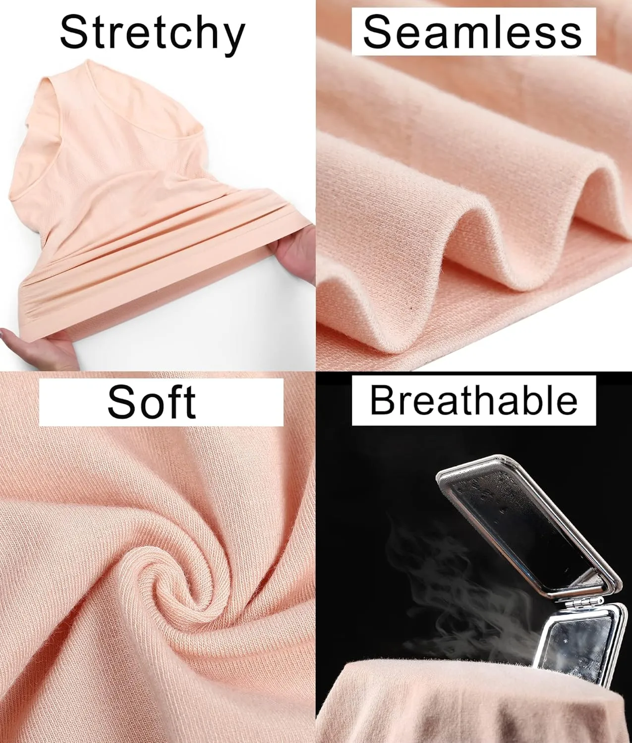 SUNNYBUY Women's Maternity High Waist Underwear Pregnancy Seamless Soft Hipster Panties Over Bump
